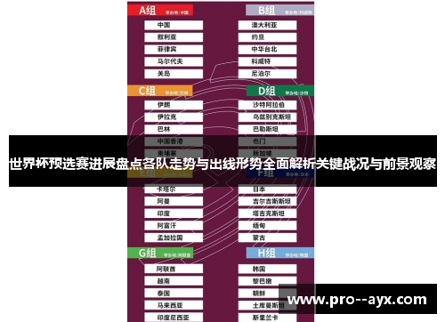 世界杯预选赛进展盘点各队走势与出线形势全面解析关键战况与前景观察 世界杯预选赛进展盘点各队走势与出线形势全面解析关键战况与前景观察